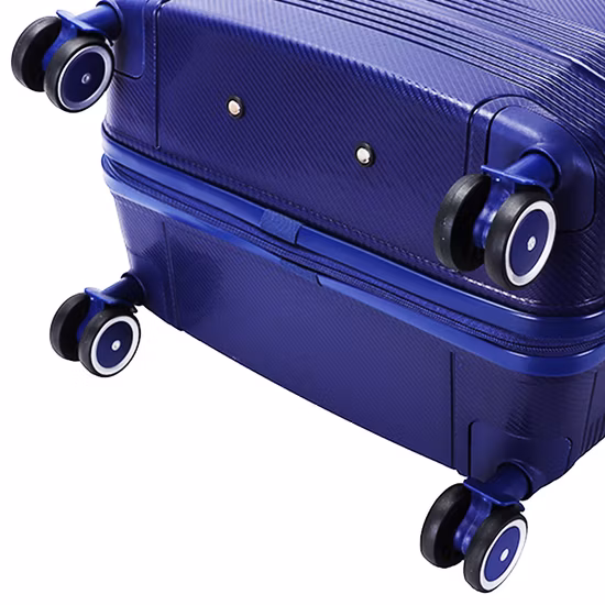 100% PP Matching Color 3-Piece Set Travel Trolley Luggage with Anti-Theft Zipper